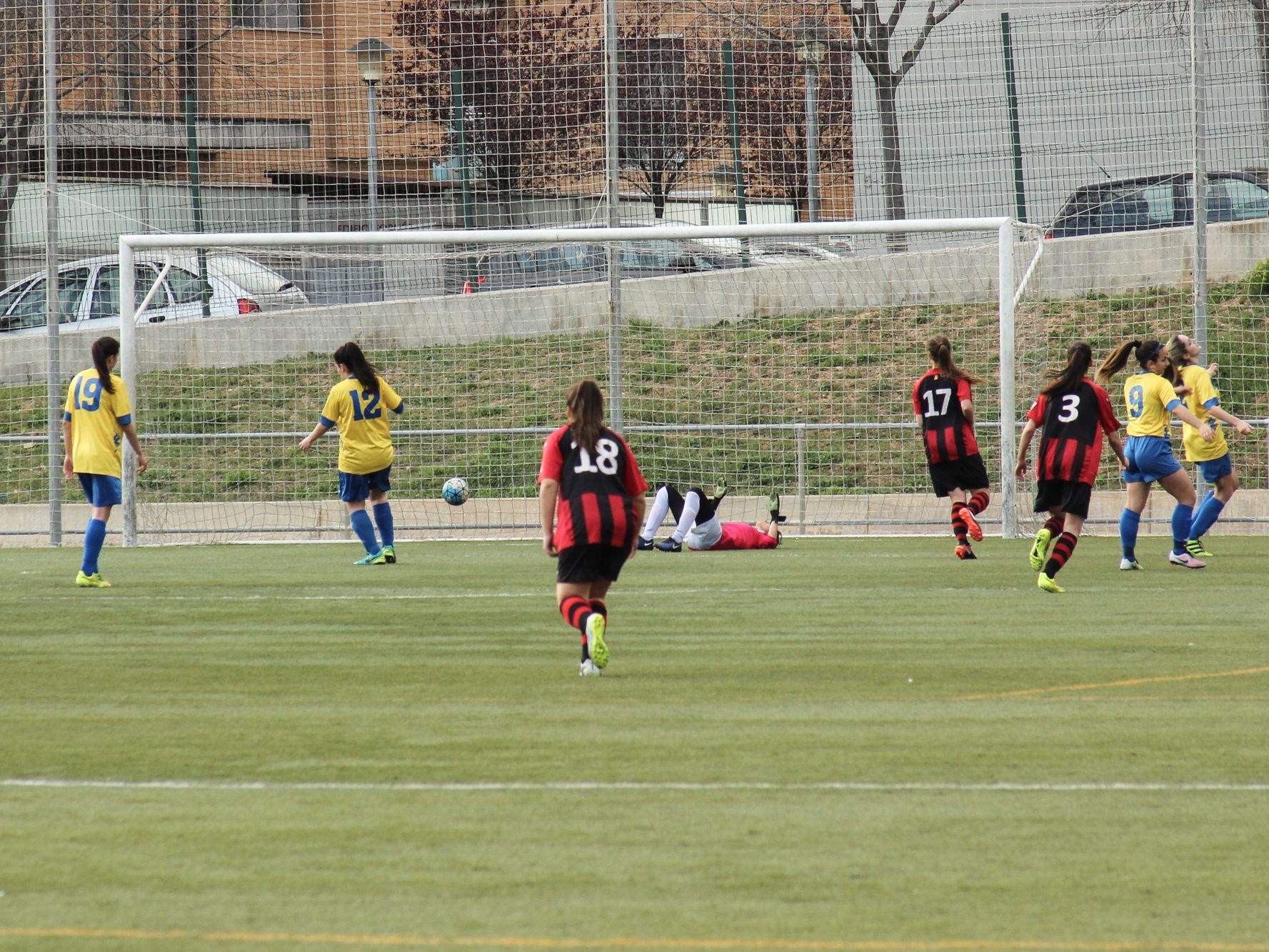 Feliu ha marcat dos gols en el partit Sant Cugat Esport FC-EE Guineueta B. FOTO: Ale Gómez