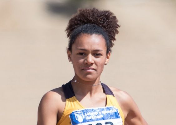 Jaël Bestué, campiona d'Espanya juvenil en els 60 metres. FOTO: Atletisme CMSC