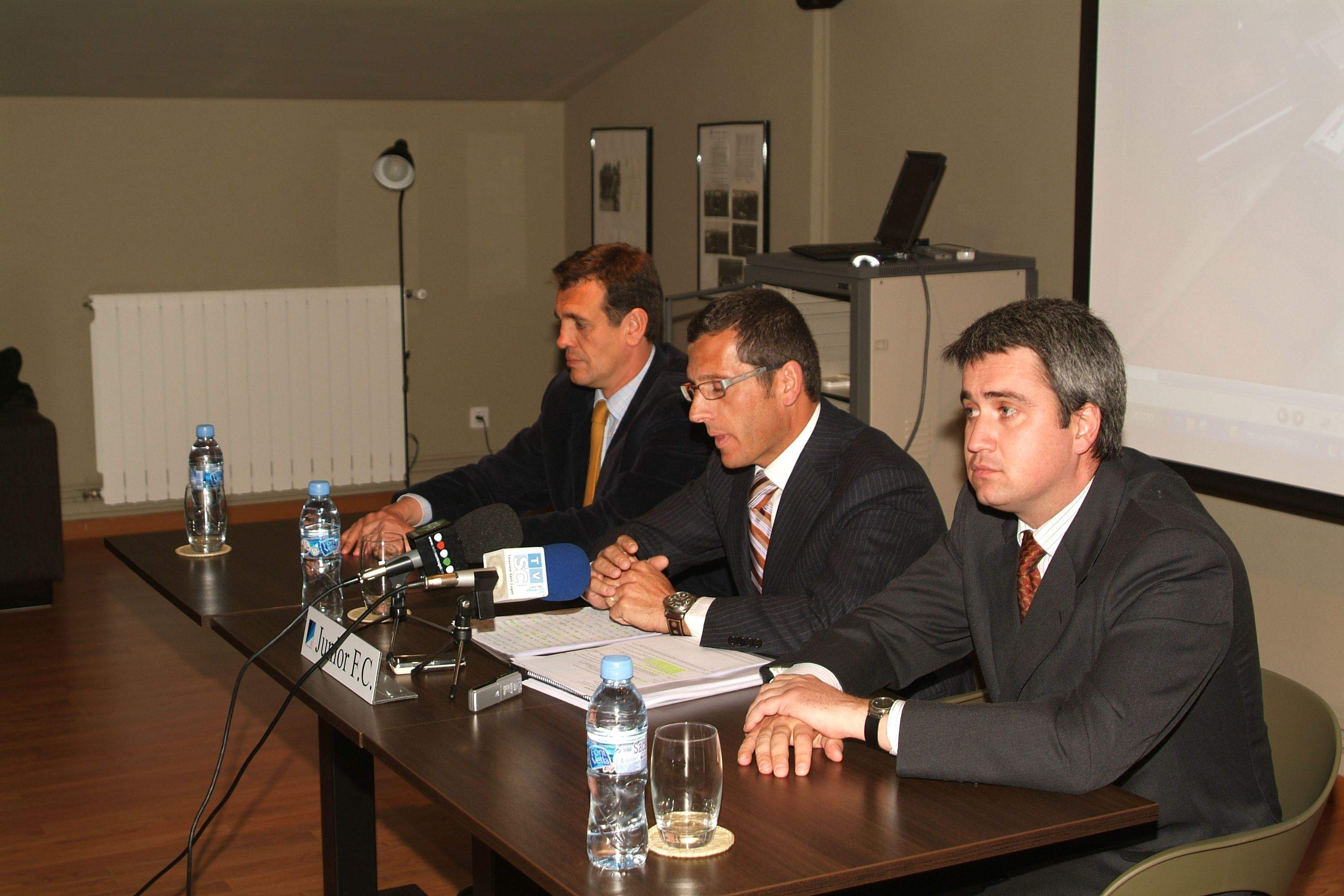 Marcos Hofmann, en un acte al Junior FC l'any 2006. FOTO: Arxiu