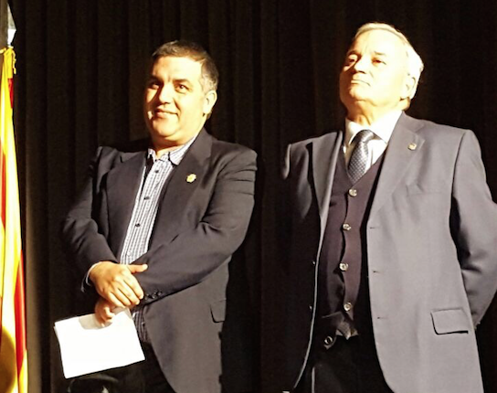 Jiménez i Rodríguez en la celebració del 40è aniversari de l'entitat FOTO: Mayte Pérez