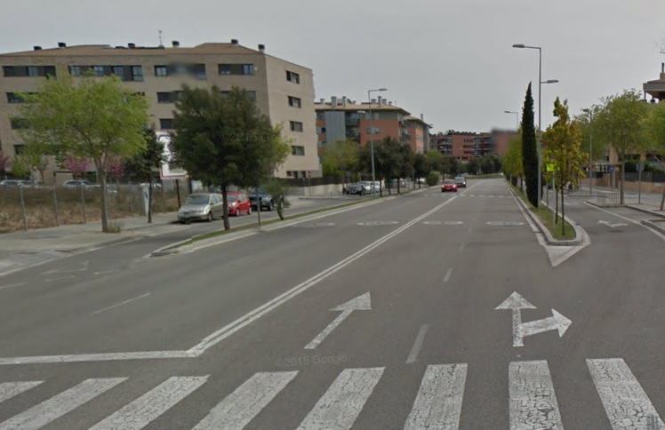 L'avinguda de la Clota és la via principal de Volpelleres FOTO: Google Maps 