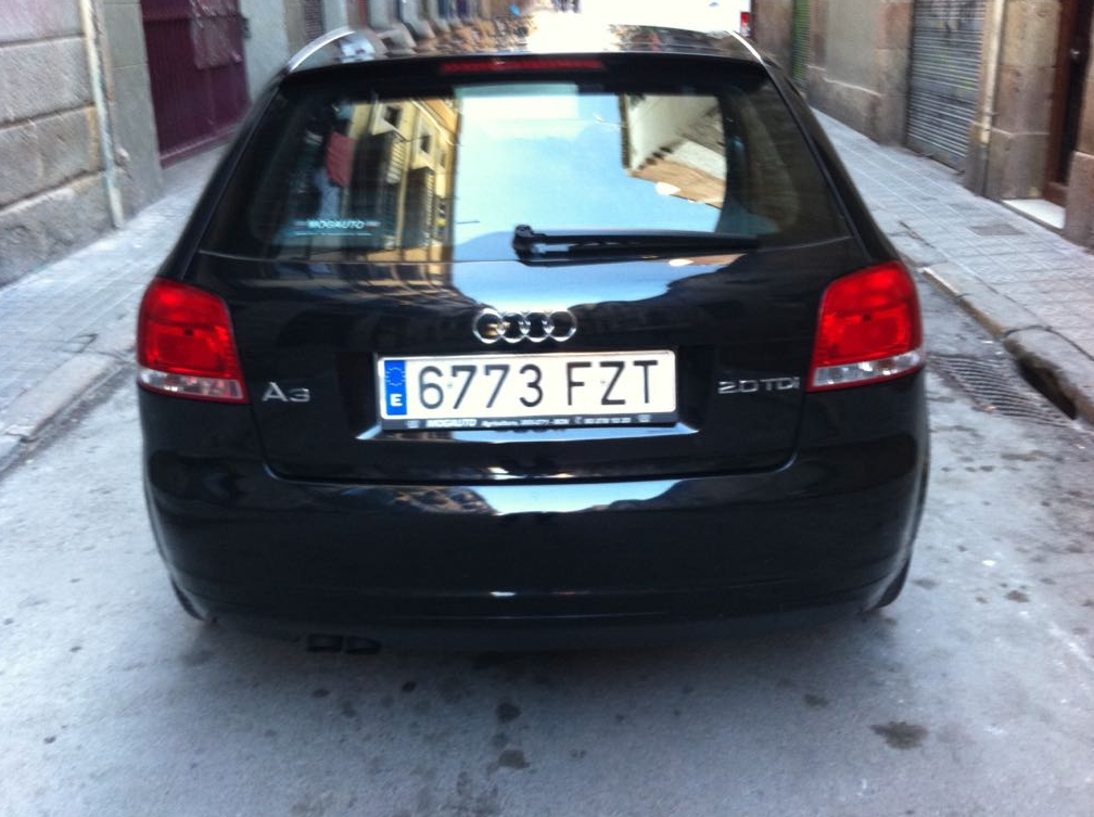 Imatge del cotxe robat FOTO: Cedida 