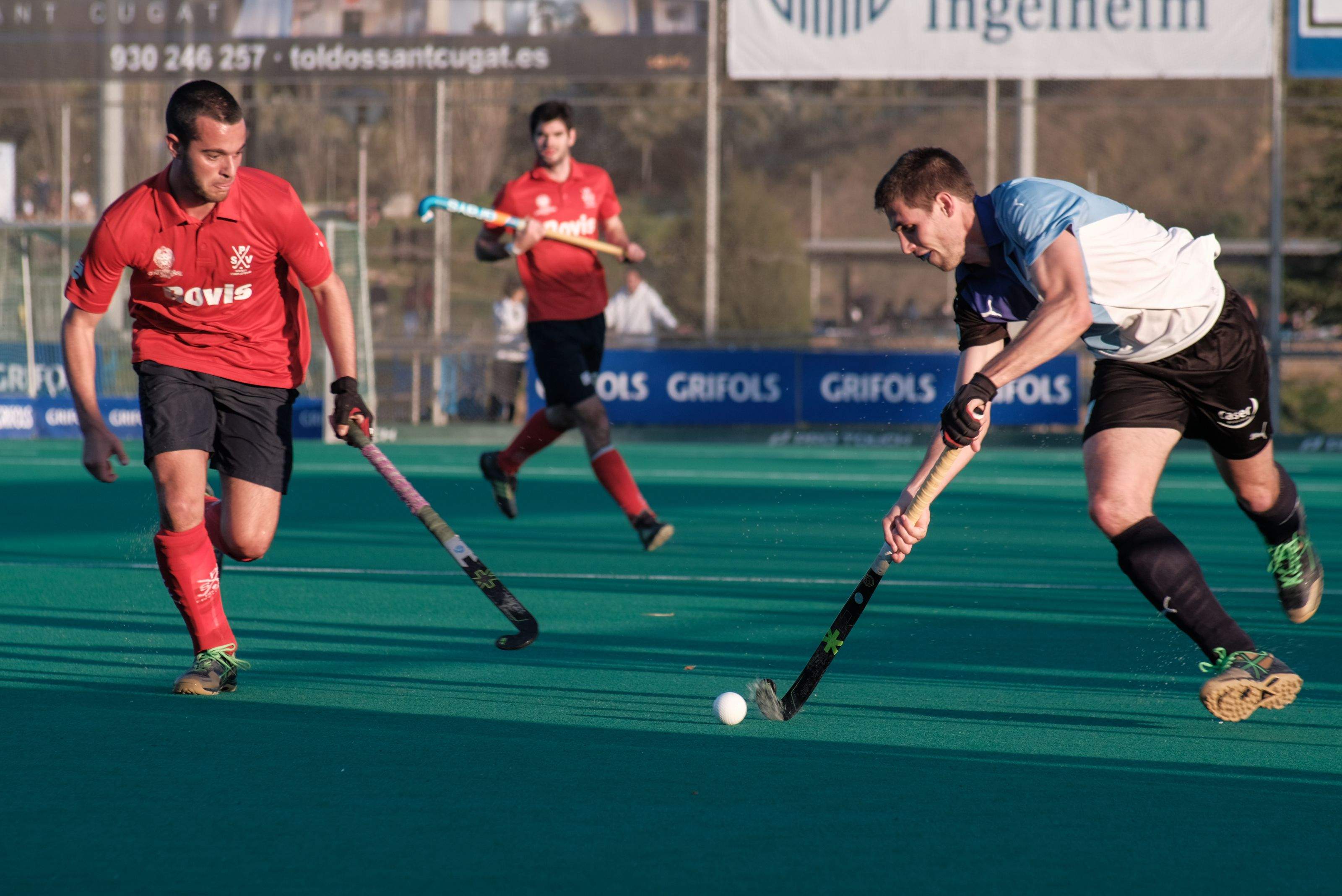 Imatge del partit de semifinals entre el Junior FC i el SPV Complutense. FOTO: Ale Gómez