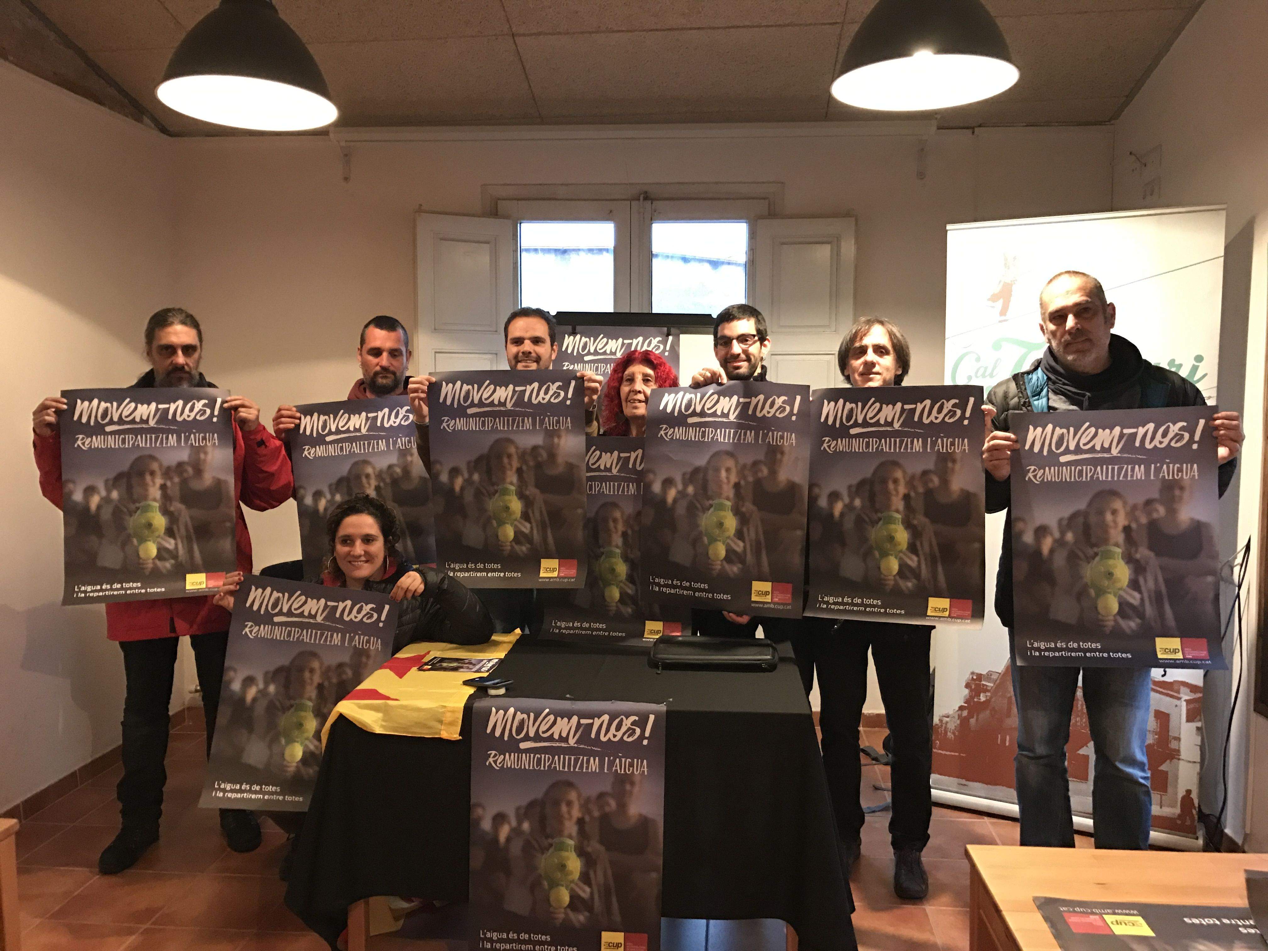 La campanya de la CUP s'ha presentat aquest divendres, 24 demarç FOTO: Mireia Puente 