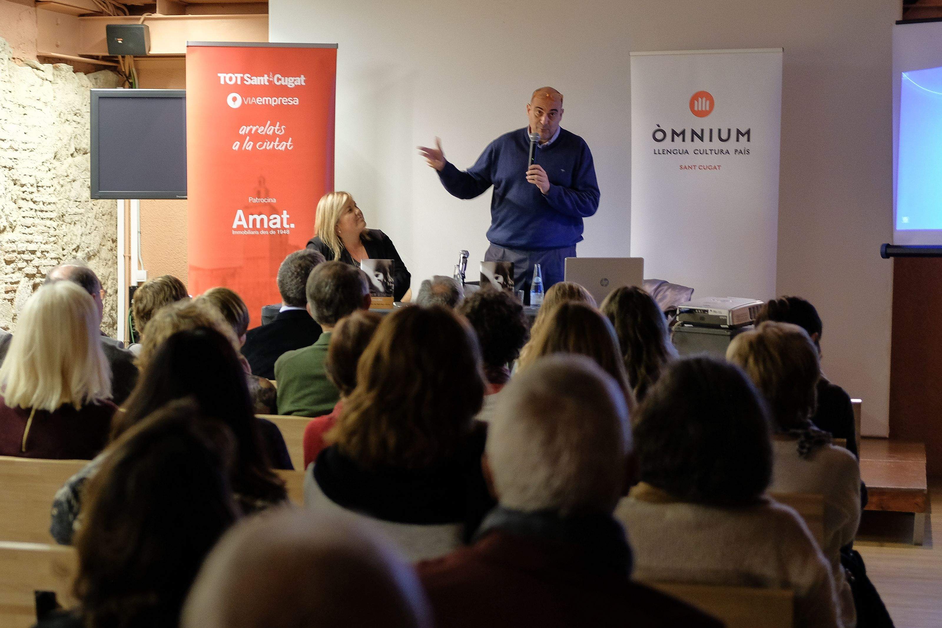 Xavier Bosch ha presentat 'Nosaltres dos'  FOTO: Ale Gómez