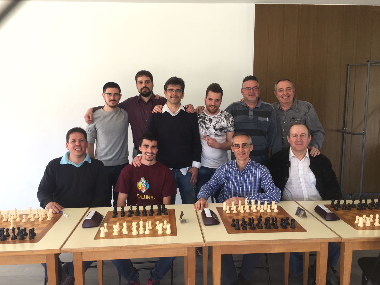 El Club d'Escacs Sant Cugat ha estat campió del grup 1 de Primera Divisió. FOTO: CE Sant Cugat