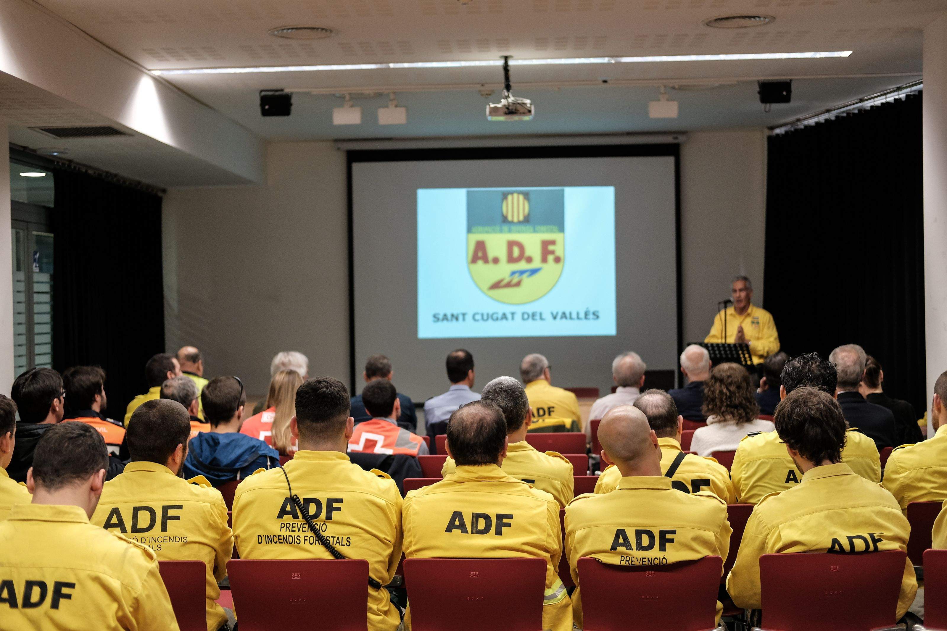 L'acte d'inici de campanya forestal dels ADF s'ha celebrat a la Casa de Cultura  FOTO: Ale Gómez