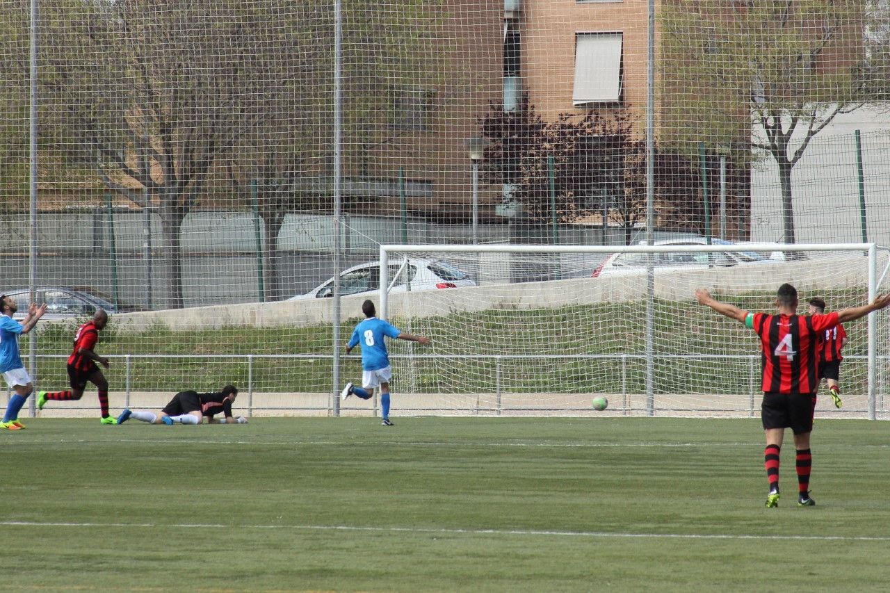 Wilker ha fet dos dels tres gols del Sant Cugat Esport FC. FOTO: Ale Gómez