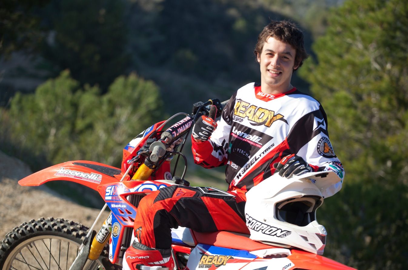 Àlex Grau és un pilot de SuperEnduro. FOTO: Artur Ribera