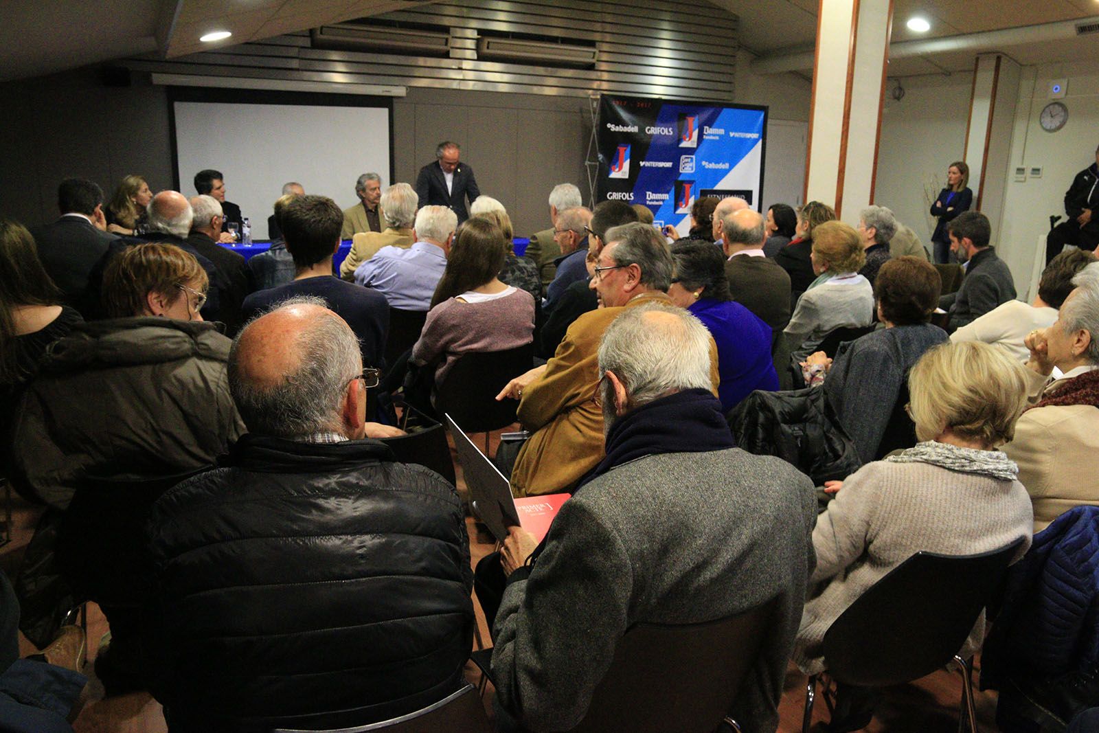 Presentació del llibre del centenari del Junior FC. Foto: Lali Álvarez