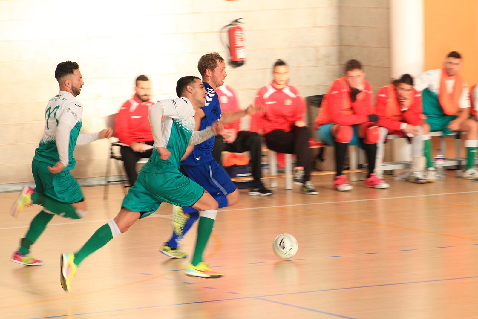 Futbol sala: Olimpyc Floresta FS-Cerdanyola Vallès FC. Foto: Lali Álvarez
