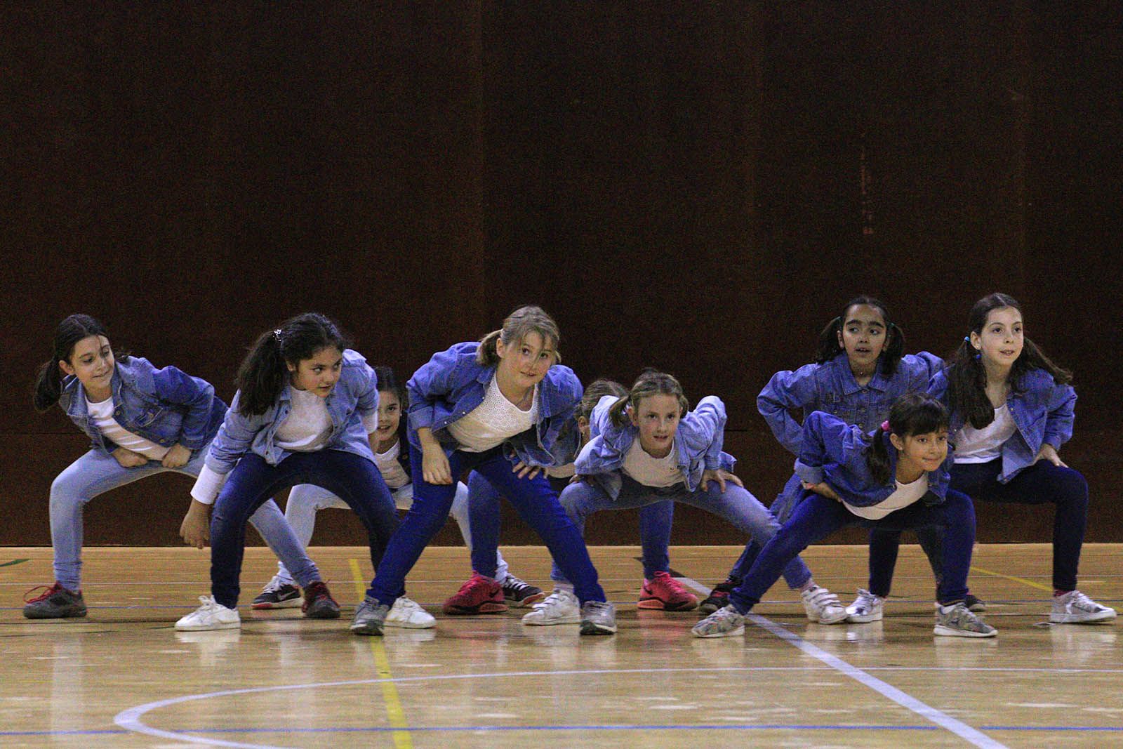 En la 9a Trobada Comarcal de Hip-hop hi han participat mig miler de nenes i nens. FOTO: Lali Álvarez