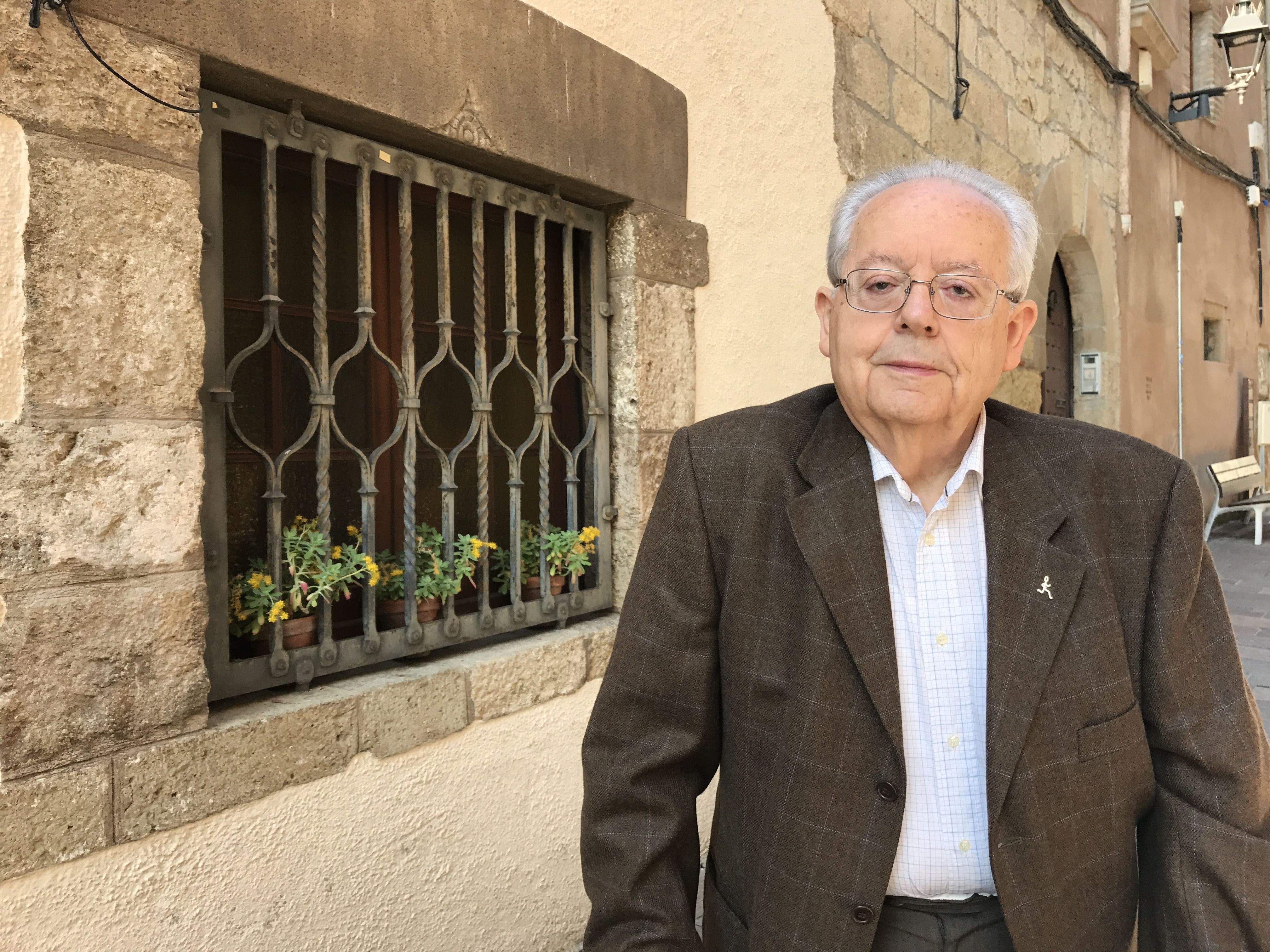 Esteve Sala és el president de la delegació local de l'Associació Catalana per al Parkinson FOTO: Mireia Puente 