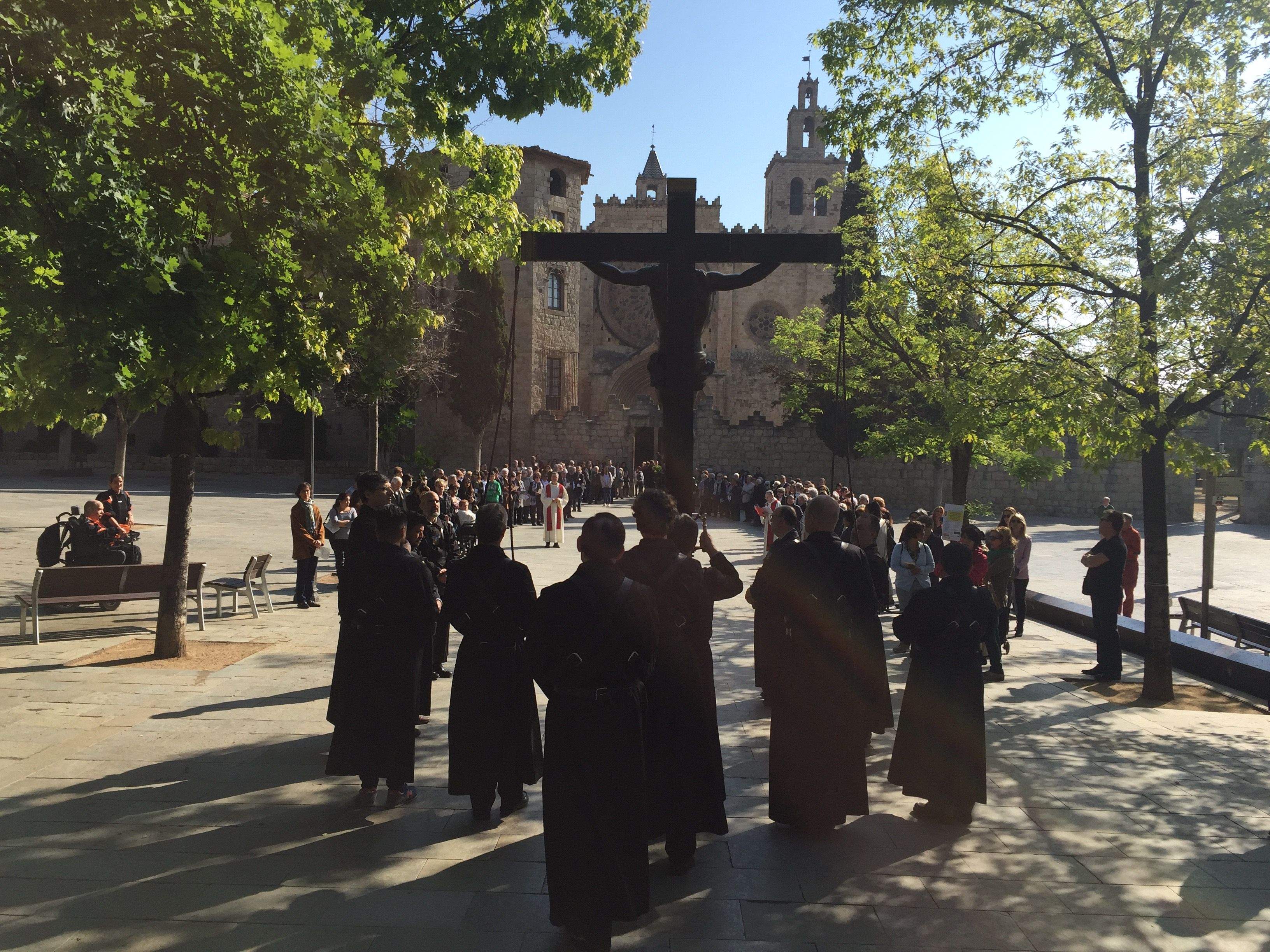  Via Crucis a Sant Cugat per Divendres Sant 2017 FOTO: C. Caballé