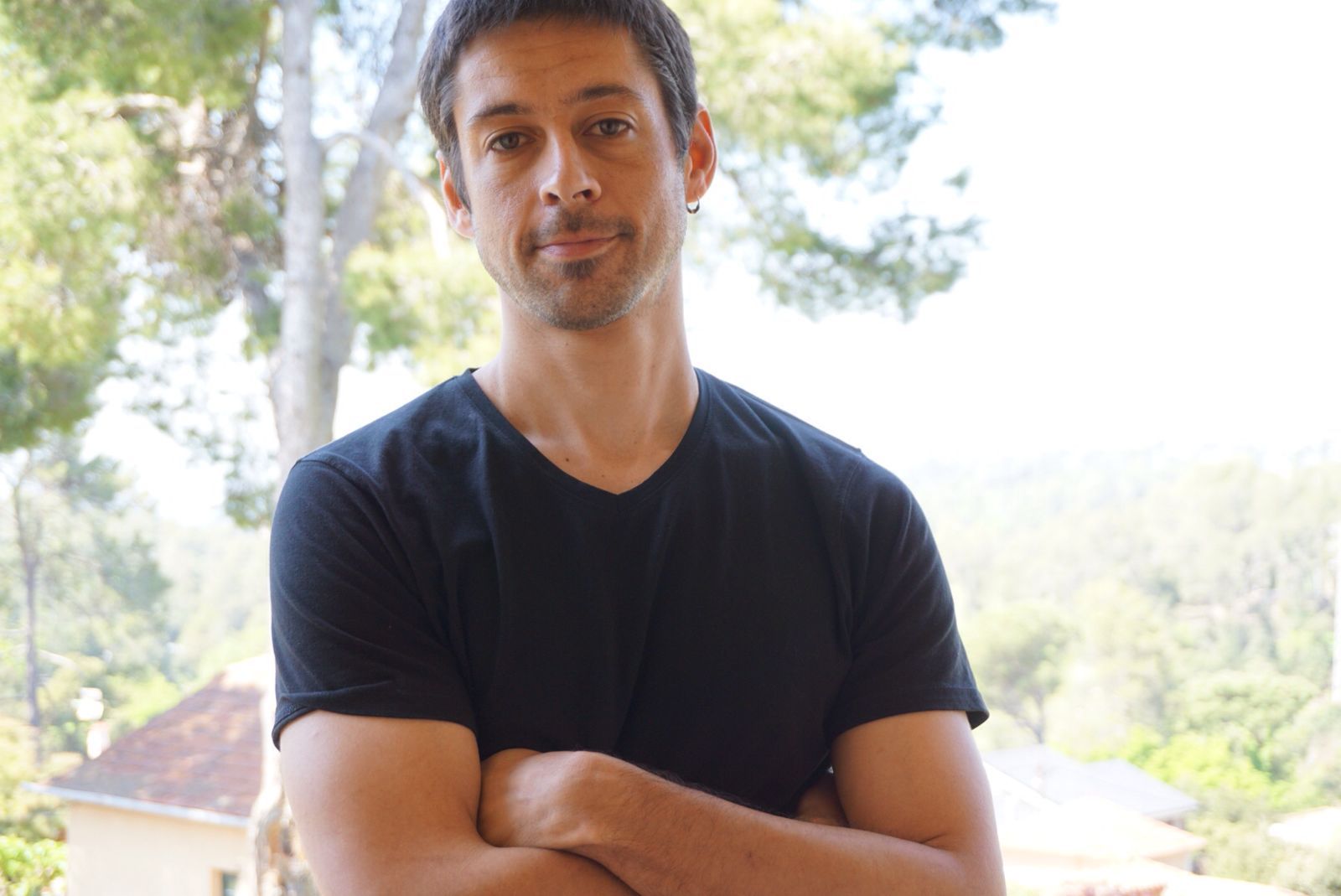 Roger Ábalos és tècnic de so  FOTO: Cedida