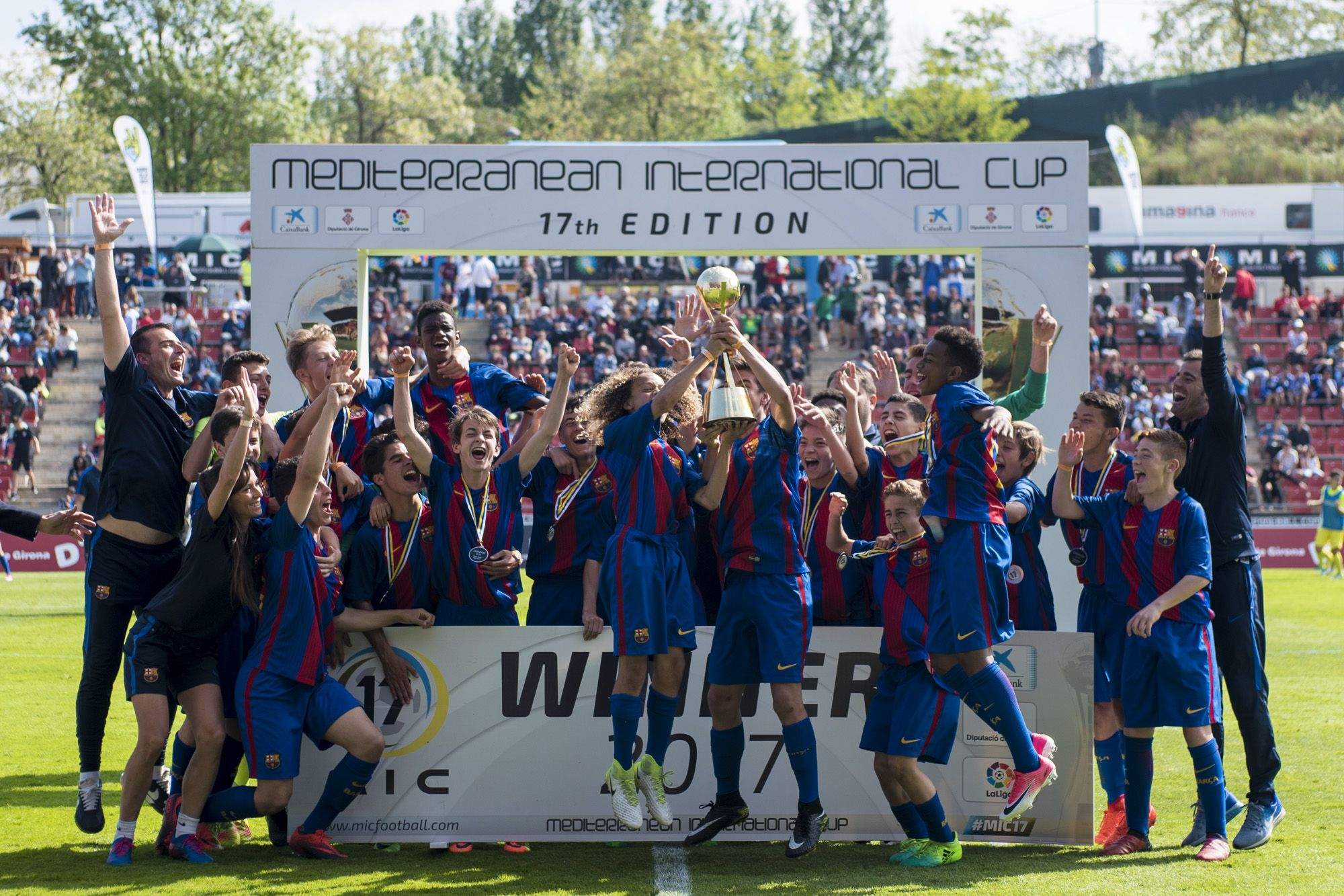  El FC Barcelona s'ha imposat en categoria infantil. FOTO: Jaime Pérez / MIC17 