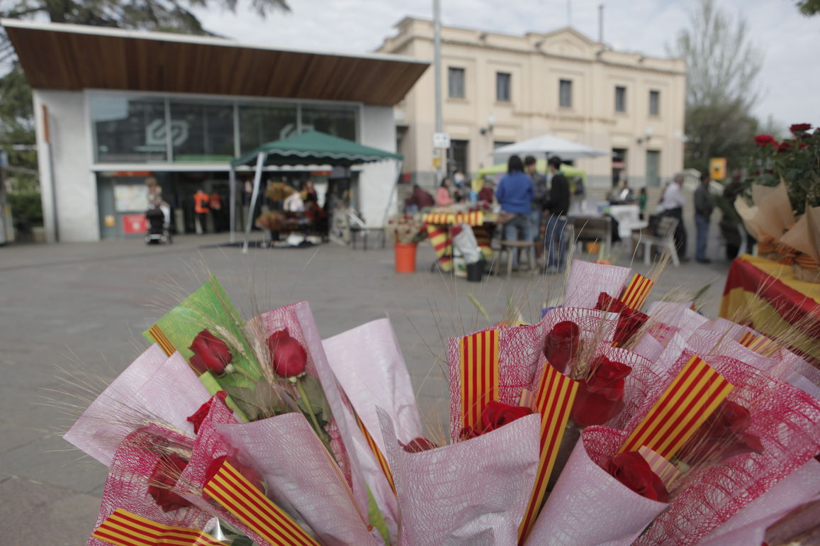Les roses, un dels clàssics per Sant Jordi FOTO: Artur Ribera