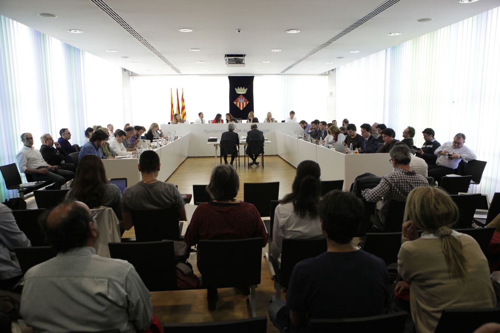  Ple municipal del mes d'abril. Foto: Artur Ribera