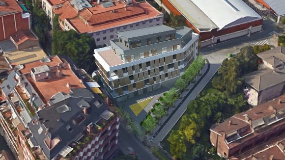 La nova plaça que es construirà al carrer de Dos de Maig es dirà Plaça del Pont Gros FOTO: Ajuntament de Sant Cugat