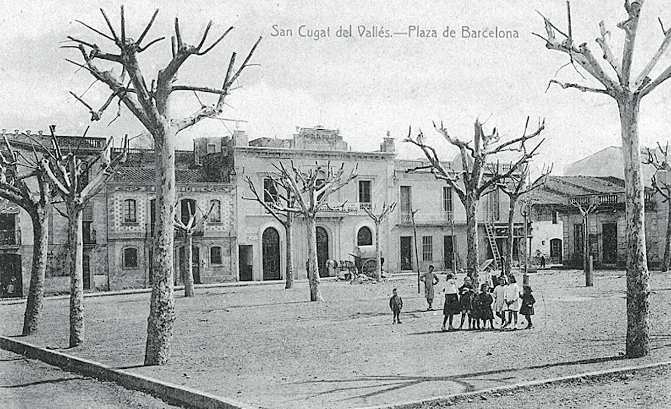 La plaça de Barcelona.  Foto: Arxiu