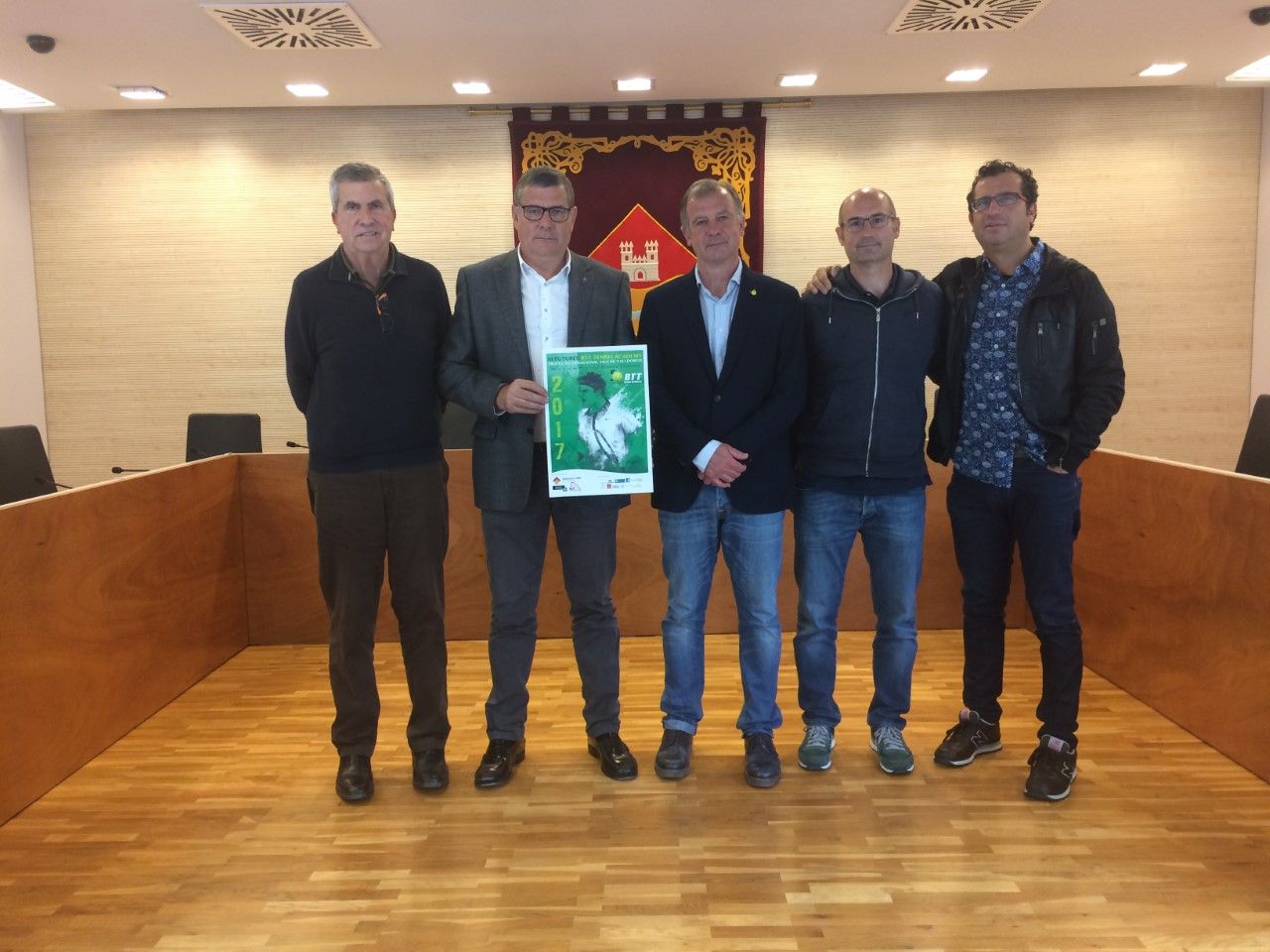 Albert Riba, Josep Puig, Joan Carles Pradell, Roger Badia i Julian Peña. FOTO: Àlex López Puig