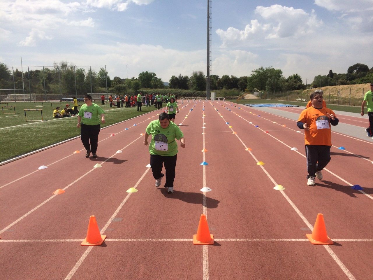 En la jornada d'atletisme hi han participat 78 esportistes. FOTO: À. L. P.