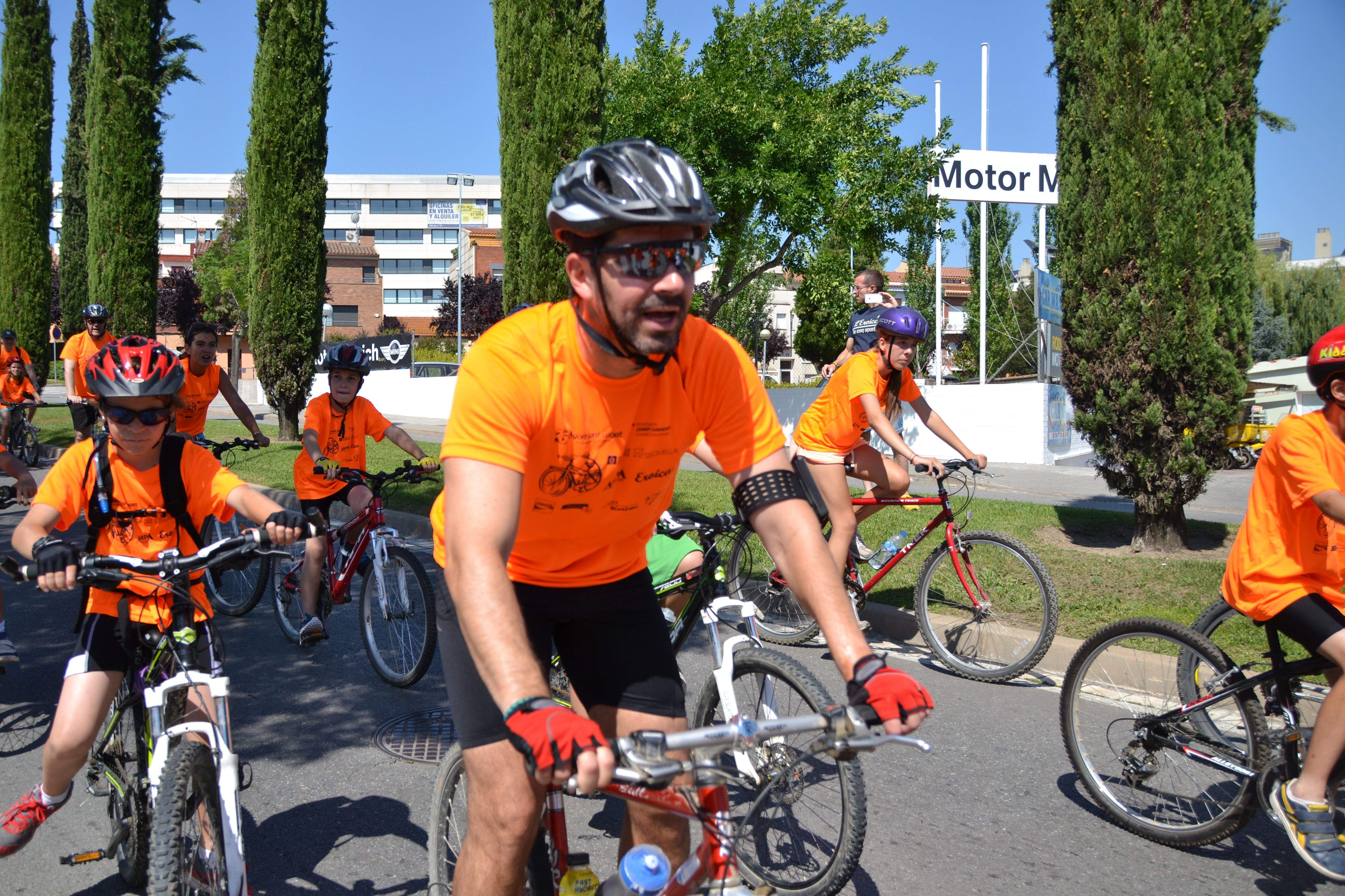 La bicicleta és solidària. FOTO: Cedida