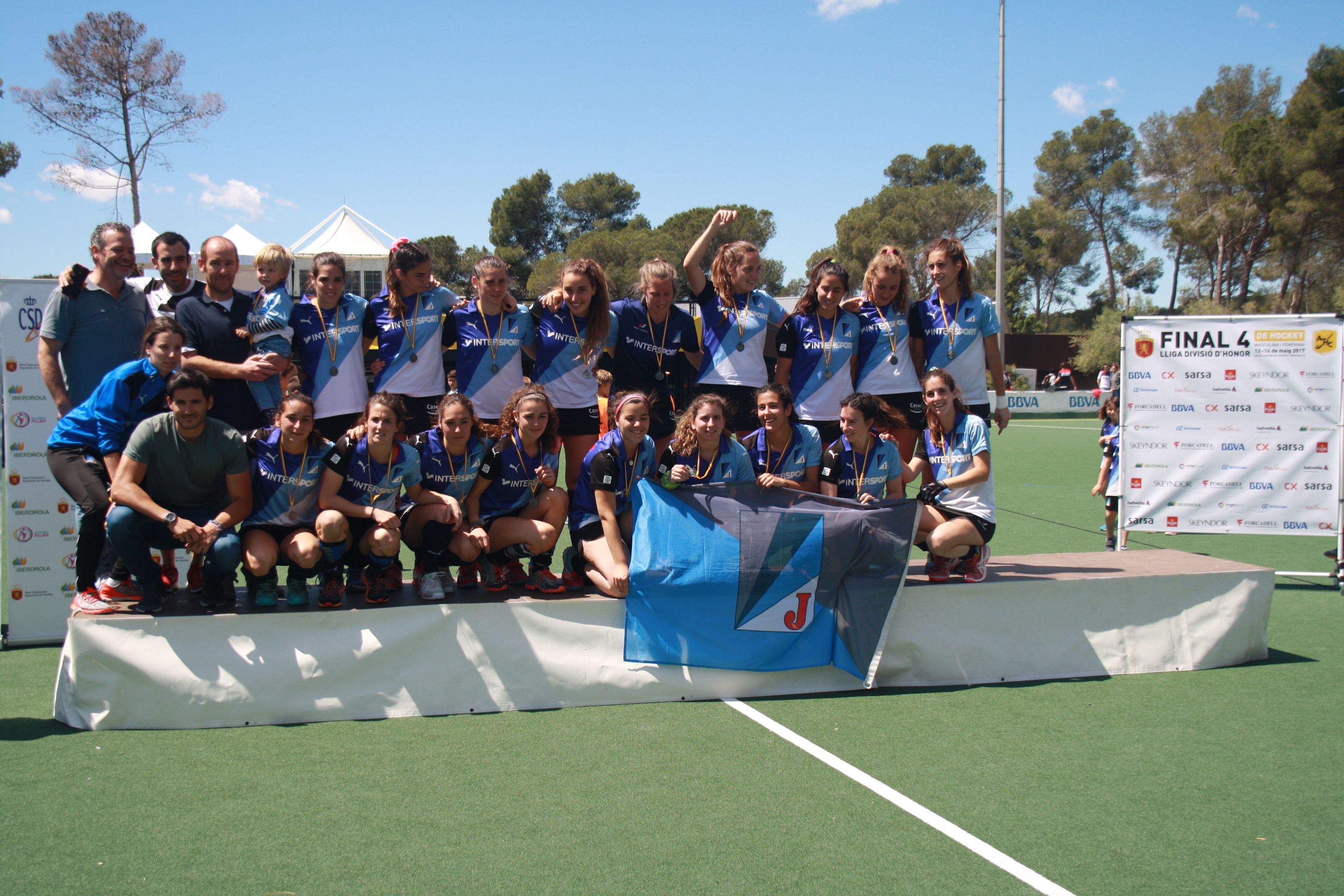 El Junior FC, subcampió de lliga de la Divisió d'Honor Femenina. FOTO: Àlex López Puig