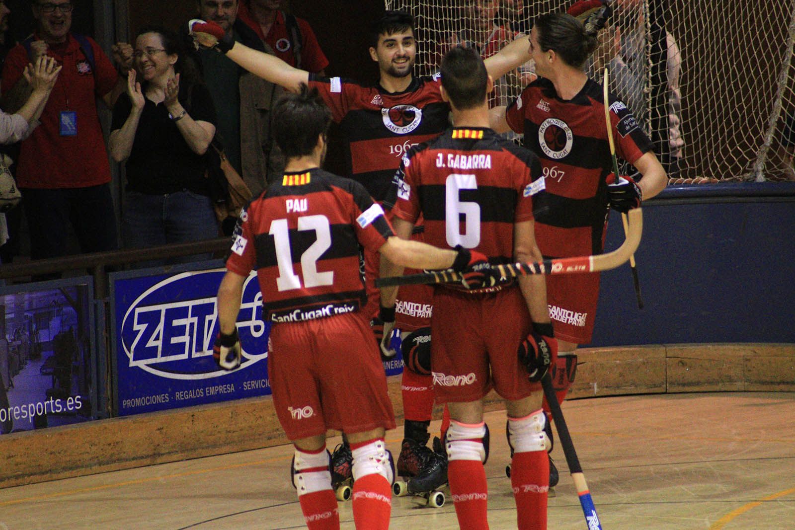 El PHC Sant Cugat ha superat (6-3) al líder, el CH Palafrugell. FOTO: Lali Álvarez