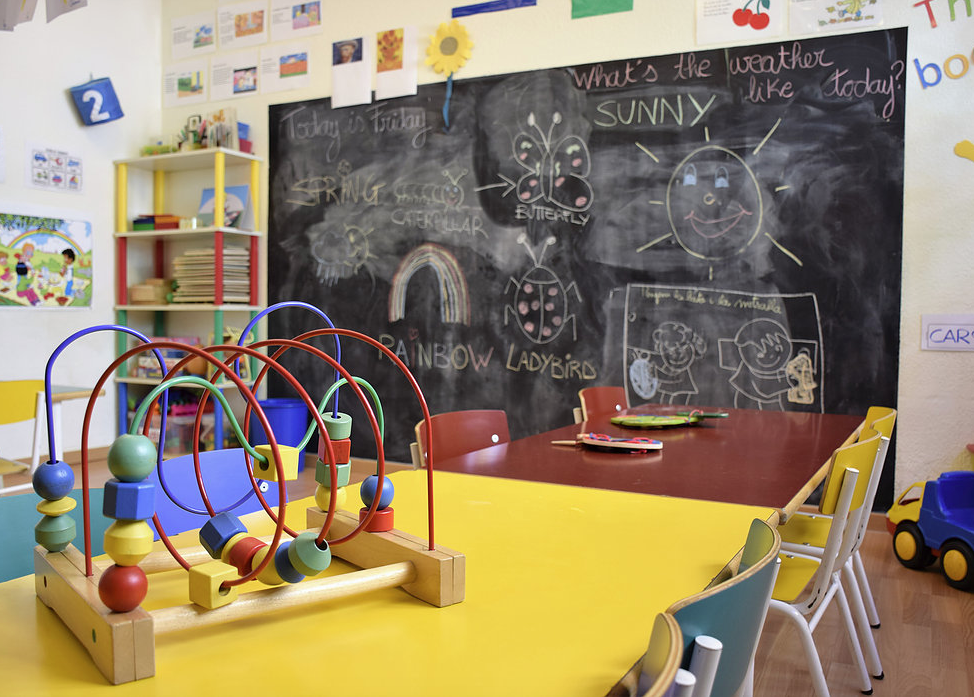 Interior de l'escola Little Ducky Sant Cugat FOTO: Cedida