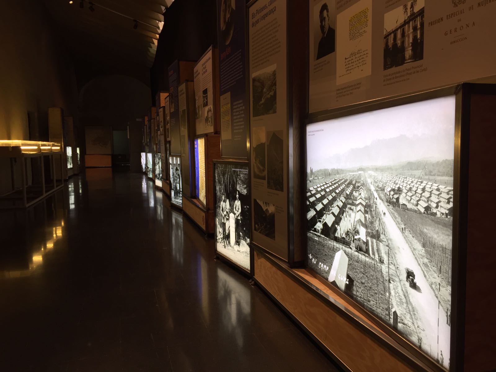 'Fugint de l'holocaust' es pot visitar al Museu del Monestir  FOTO: Artur Ribera