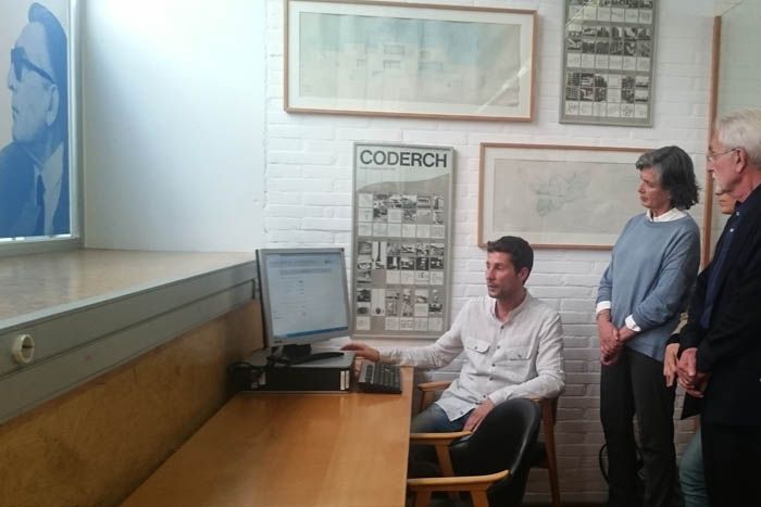 El Fons Digital J.A. Coderch es pot consultar de manera íntegra durant l'horari d'obertura de la biblioteca de l'ETSAV. FOTO: Cedida