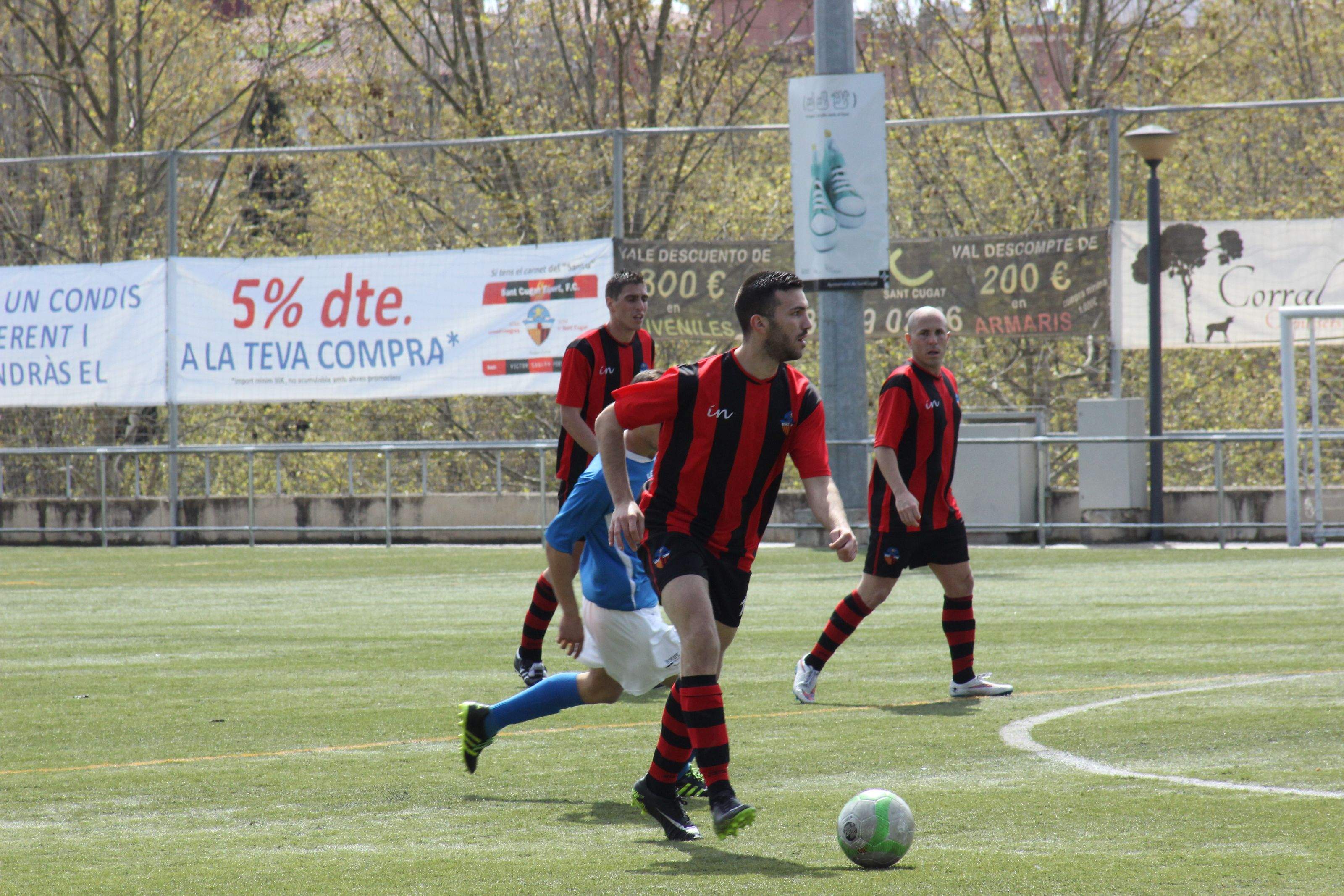Imatge del primer equip del Sant Cugat Esport FC. FOTO: Ale Gómez