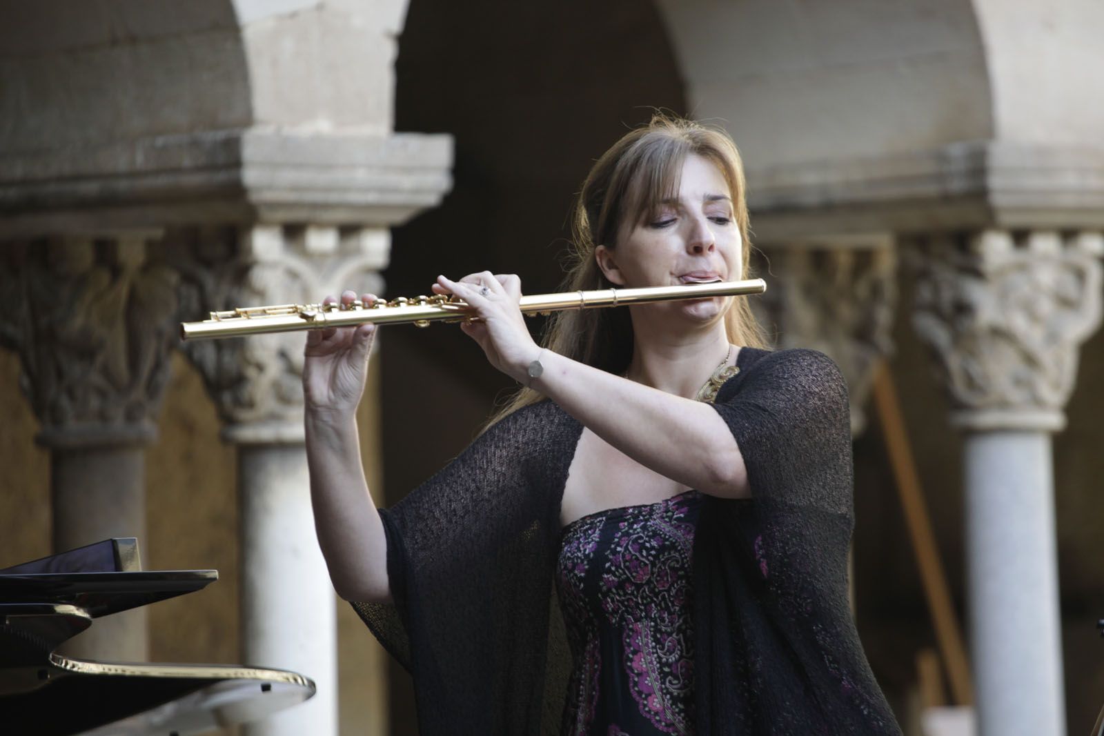 Patrícia de No ha interpretat una peça durant la presentació FOTO: Artur Ribera