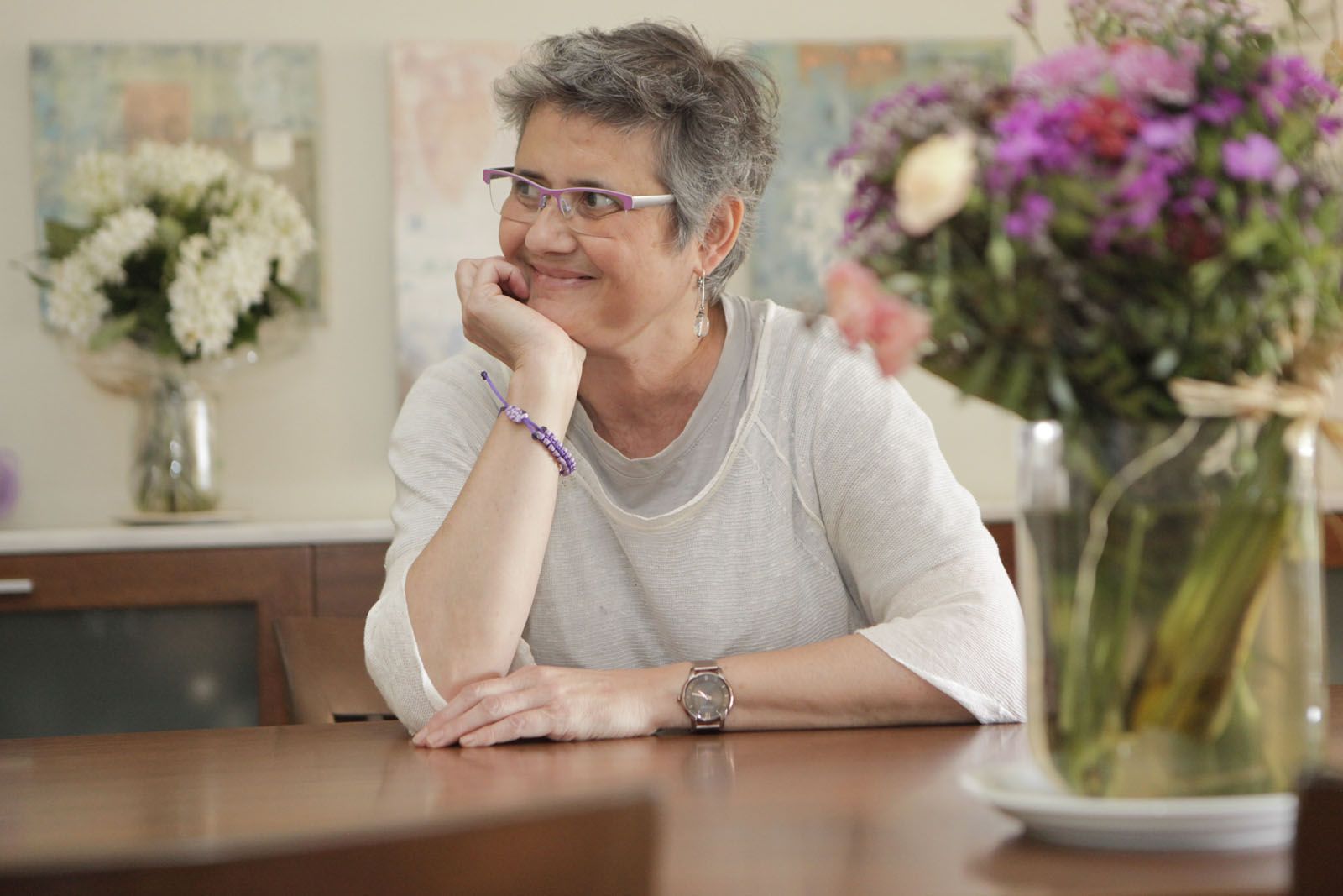 Gemma Molera exposa repassa a 'Lung&Bones' la seva vivència amb el càncer  FOTO: Artur Ribera