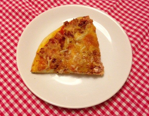 Una porció de pizza barbacoa FOTO: Cedida