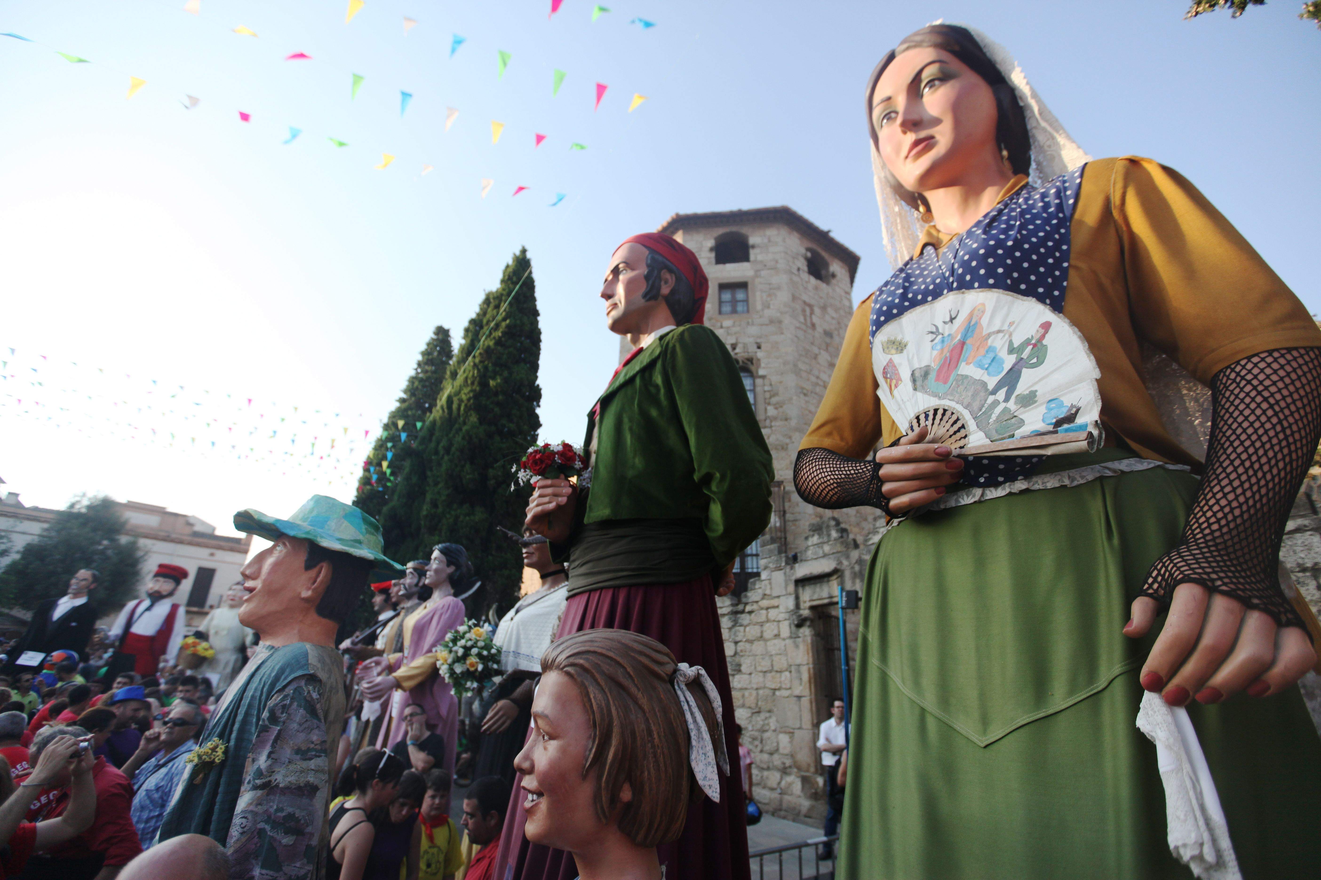 Els Gegants de Sant Cugat celebren 30 anys  FOTO: Lali Puig