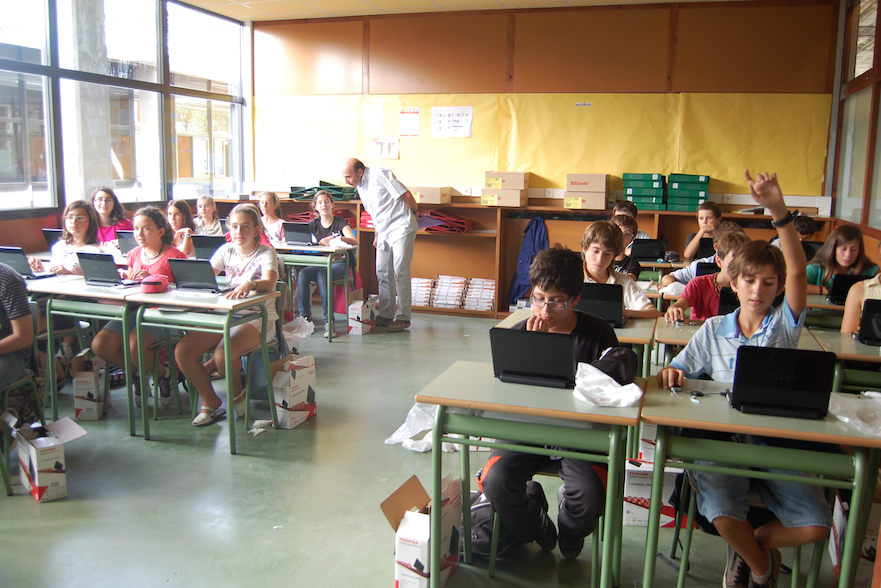 Imatge d'arxiu d'una classe del Thau FOTO: Cedida 