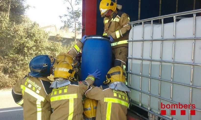 Moment de l'actuació  FOTO: Bombers