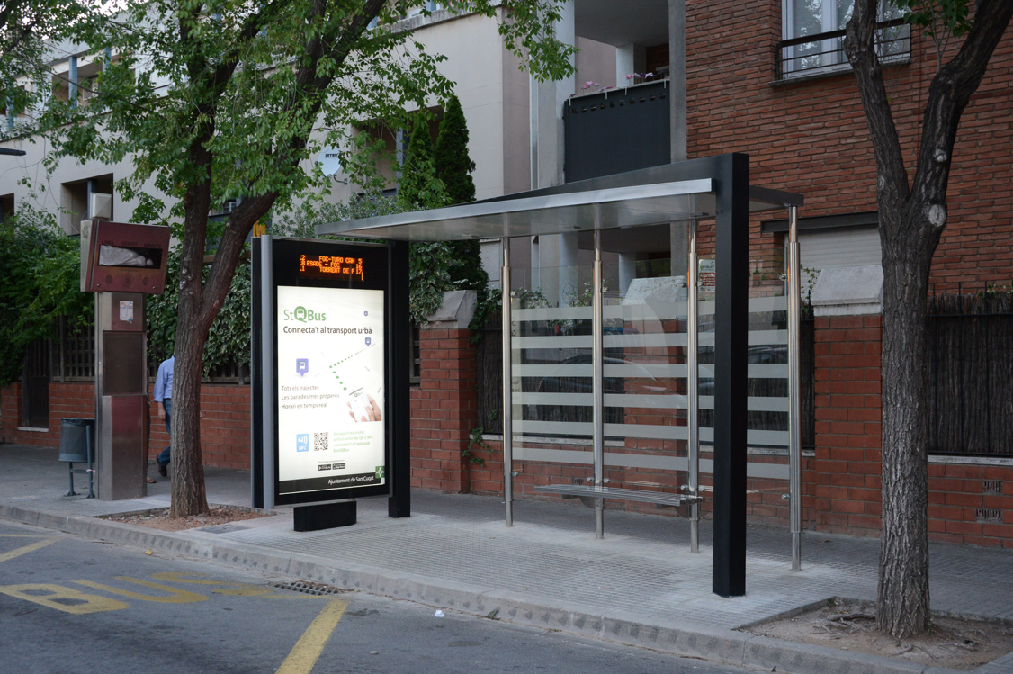 Una marquesina a Sant Cugat FOTO: Arxiu