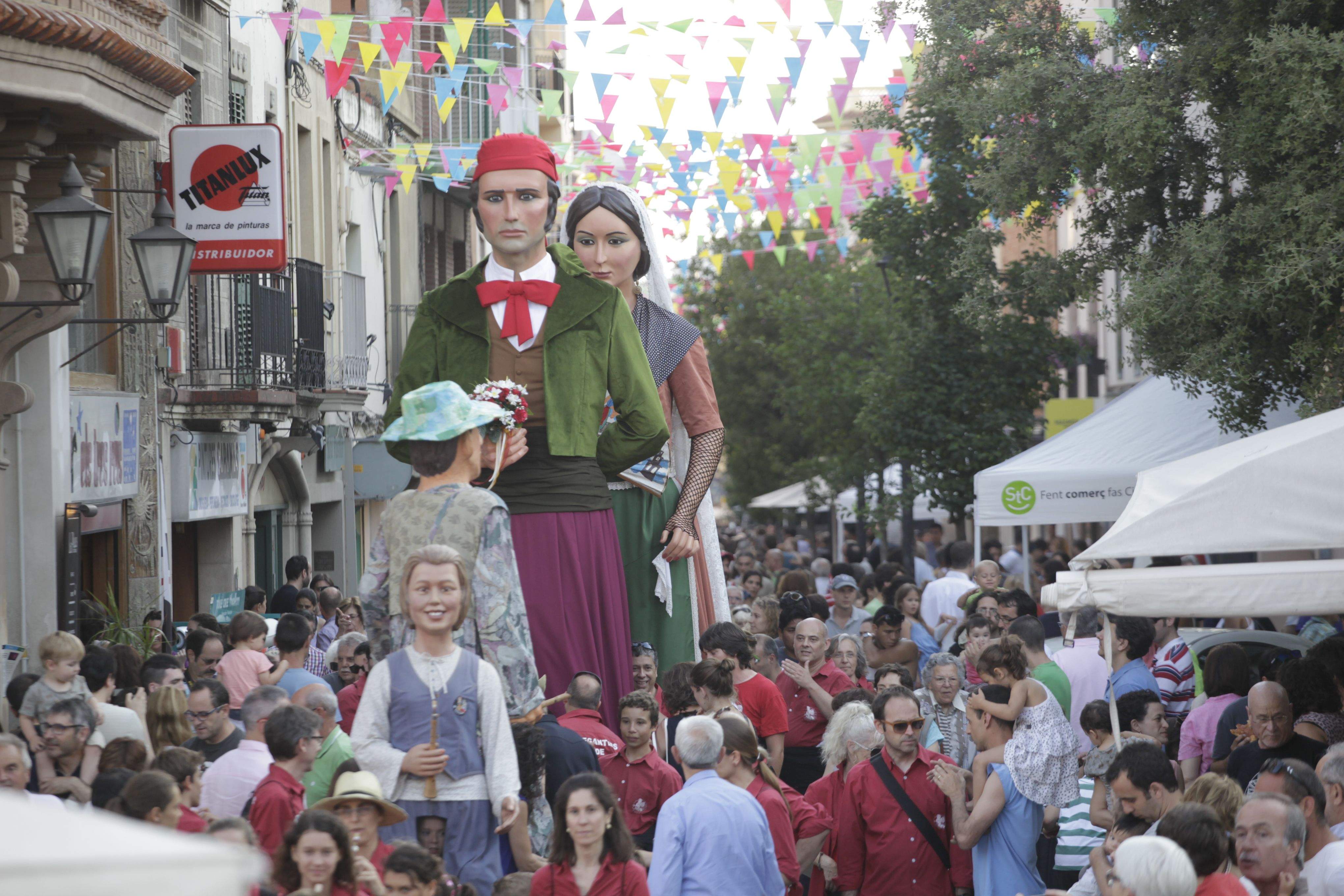 Els gegants compleixen 30 anys  FOTO: Artur Ribera