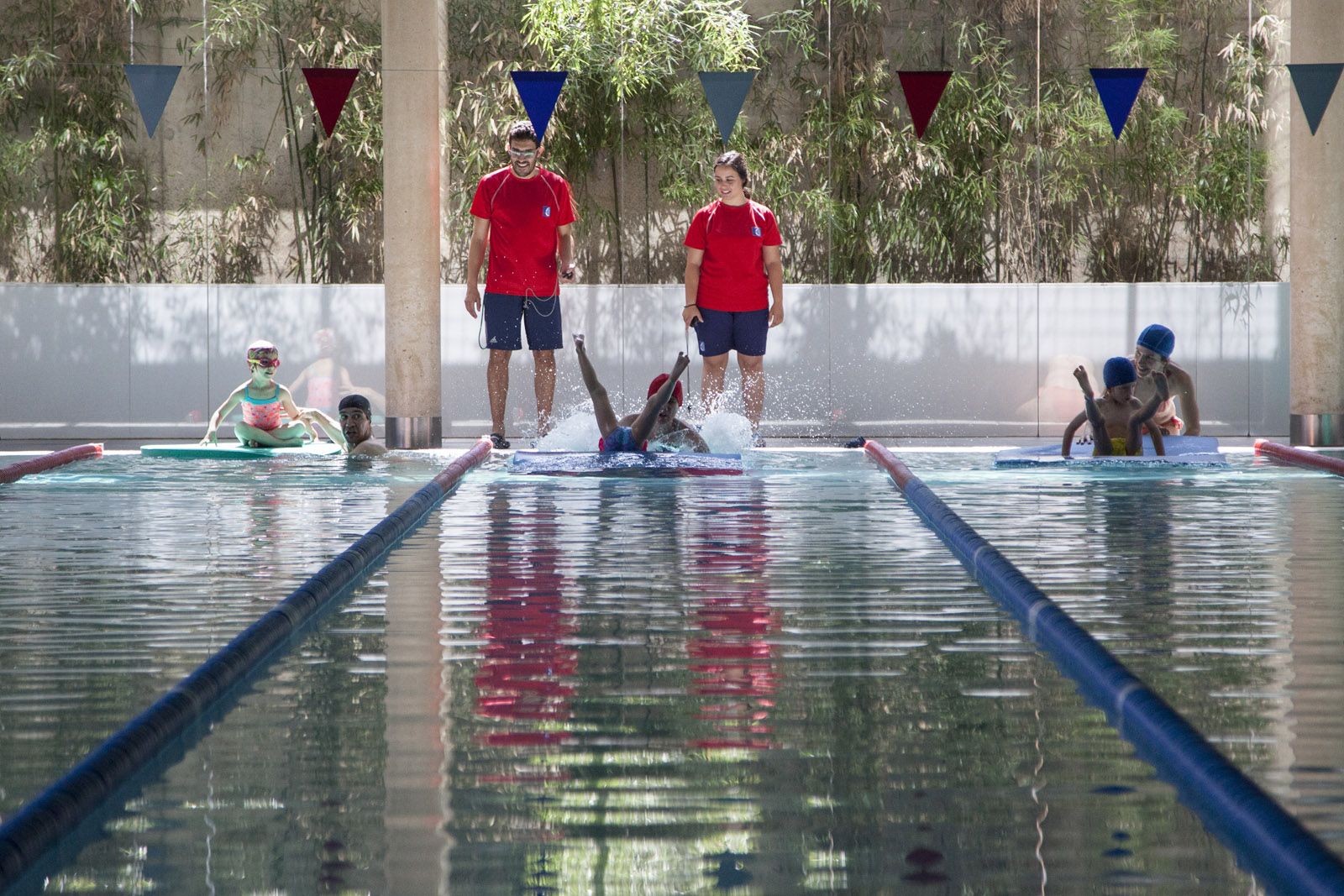 Segon Campionat de Natació Escolar a l’Escola Europa. FOTO: Lali Puig
