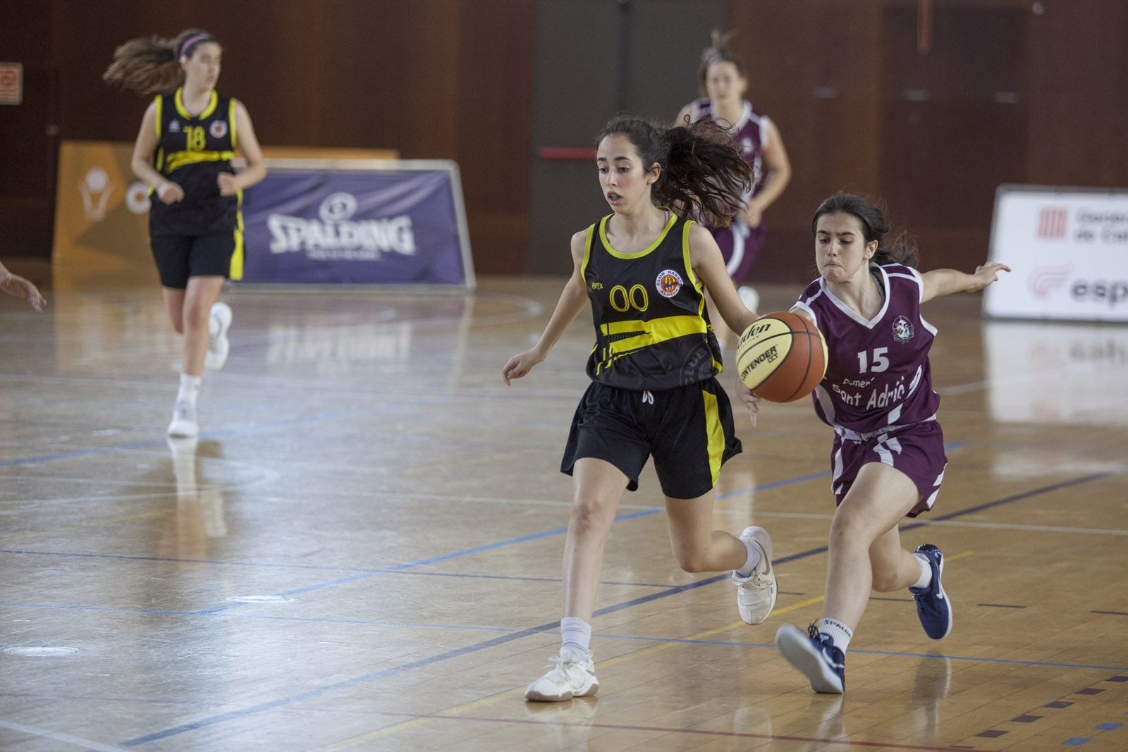 Bàsquet femení: Final del Campionat de Catalunya Infantil Femení a la ZEM Rambla del Celler. FOTOS: Lali Puig