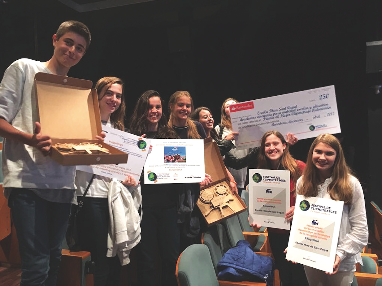 El grup que ha guanyat el guardó FOTO: Cedida