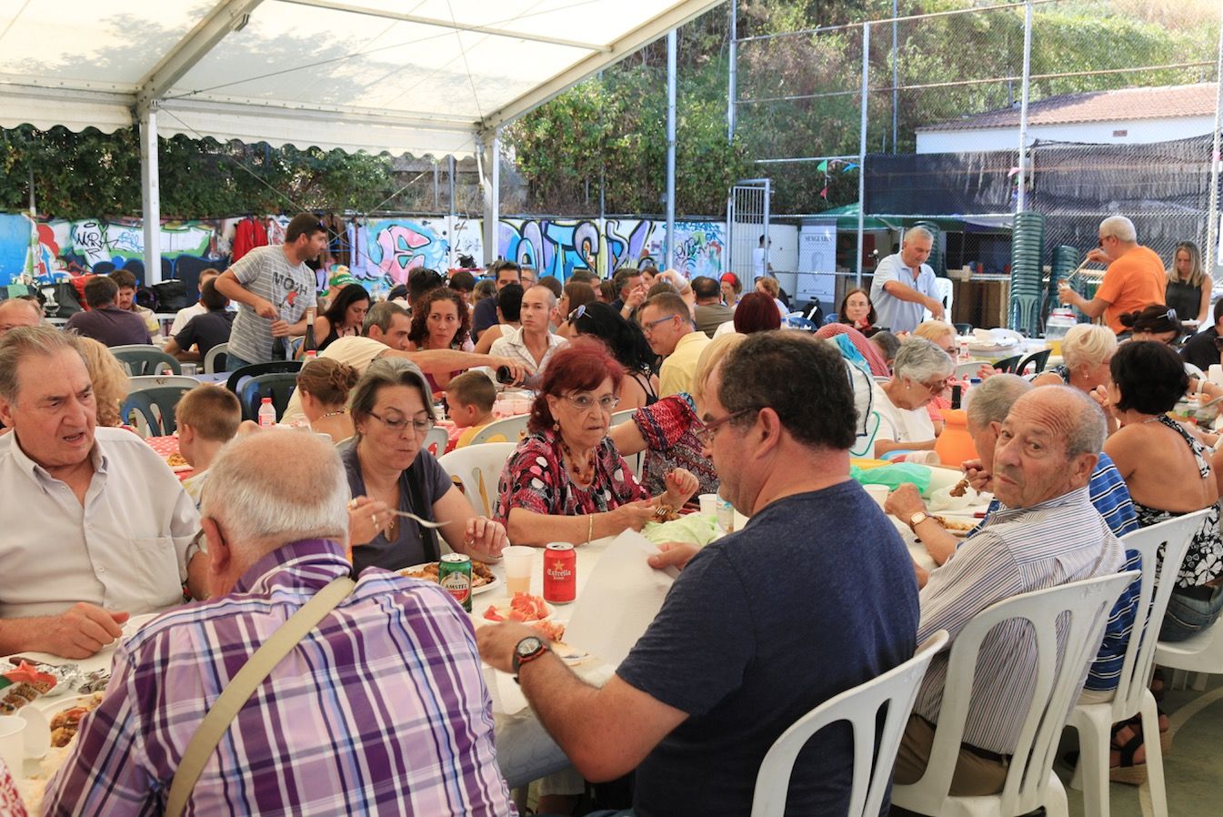 Una de les activitats de la Festa Major, la paella popular. FOTO: Lali Álvarez