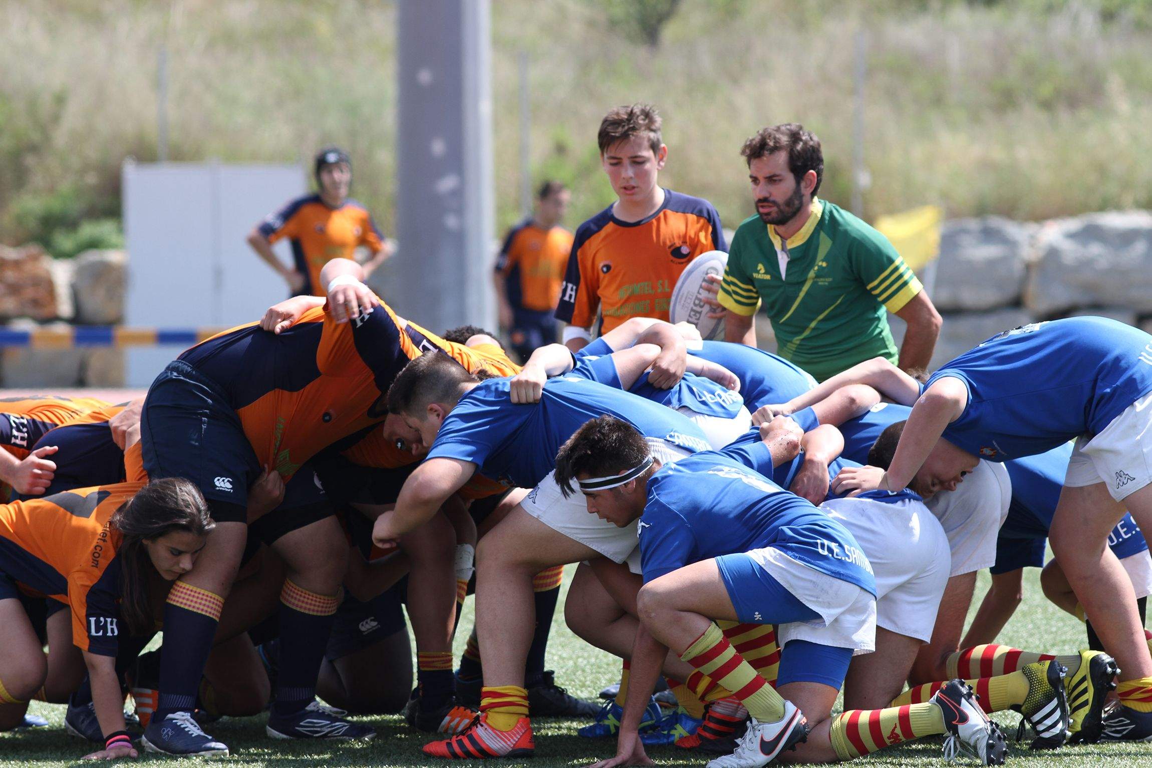 Imatge de l'edició del 2016 del Torneig Internacional Ciutat de Sant Cugat de Rugbi Sub-16. FOTO: Haidy Blanch