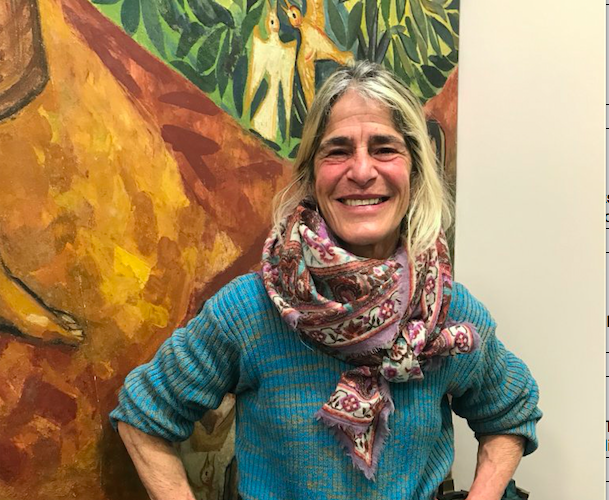 La santcugatenca Mercedes fite és voluntaria de l'associació refugi atenes FOTO: Lali 