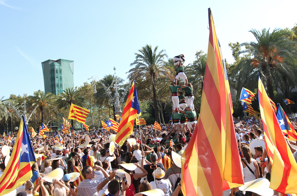 Manifestació de l'11 de setembre a Barcelona FOTO: Haidy Blanch