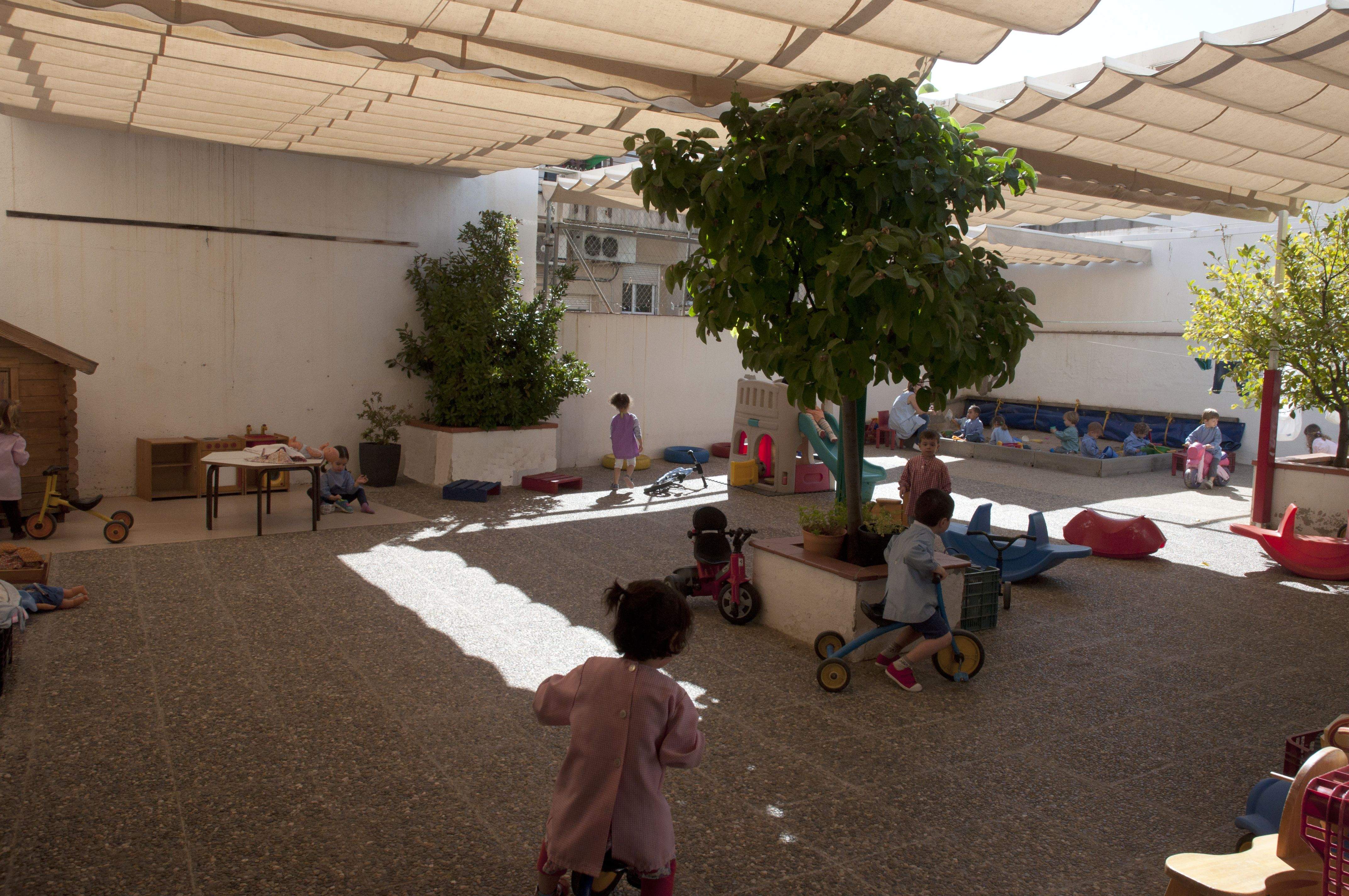 Imatge del pati de la Llar d'Infants L'Alba FOTO: Cedida