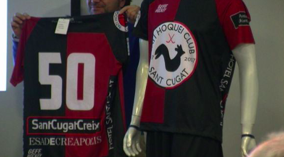 La presentació de l'himne és un dels actes de celebració dels 50 anys del club. Foto: Cedida